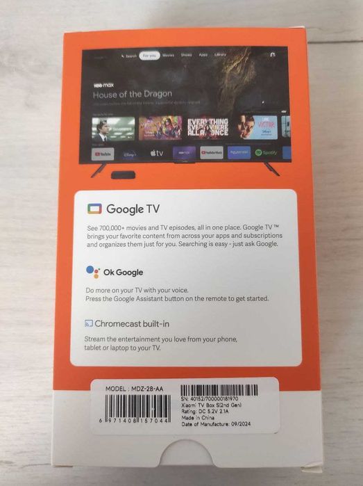 Xiaomi TV Box S 4K (2nd Gen)