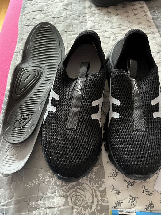 Літні кросівки ASICS р.38 (сліпони для спорту), без шнурків, сітка