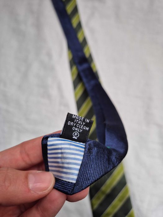 Jedwabny krawat Tommy Hilfiger vintage, 100% jedwab