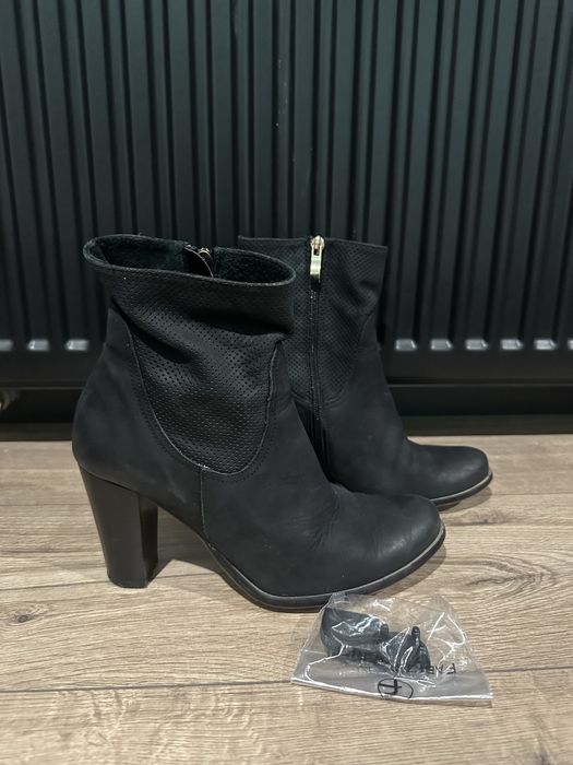 Czarne botki b. Dobry stan