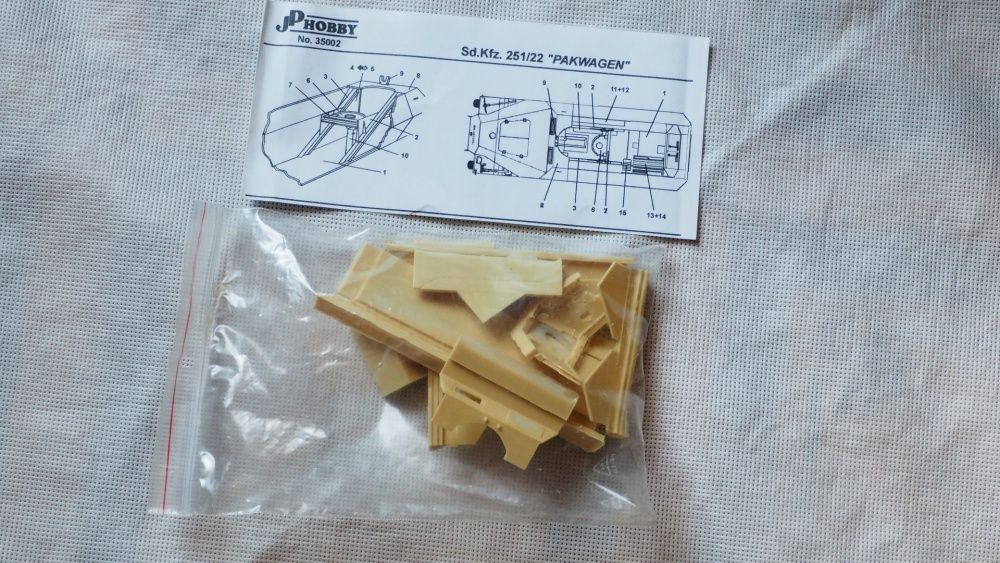 JP HOBBY 35002 Sd.Kfz 251/22 Zestaw konwersyjny