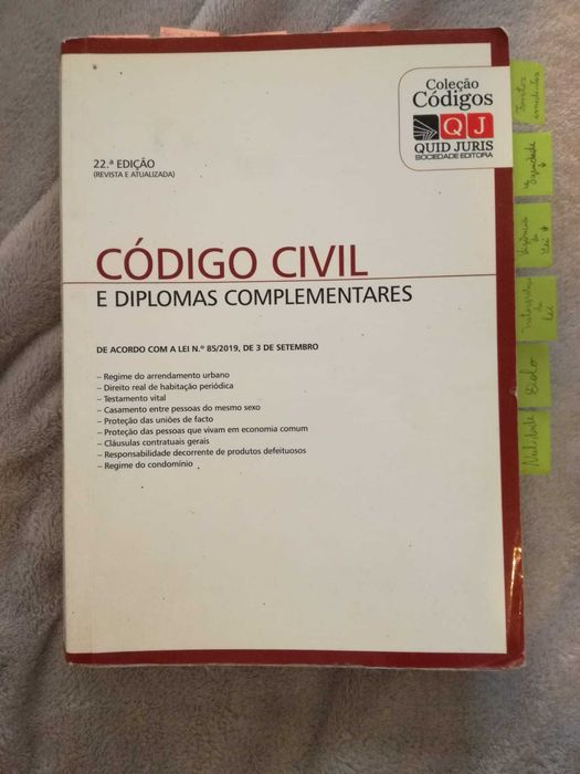 Código Civil e Diplomas Complementares