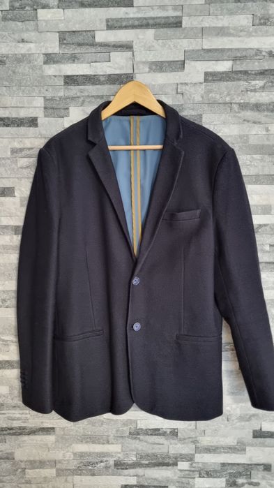 Męska marynarka granatowa, XL, codzienna