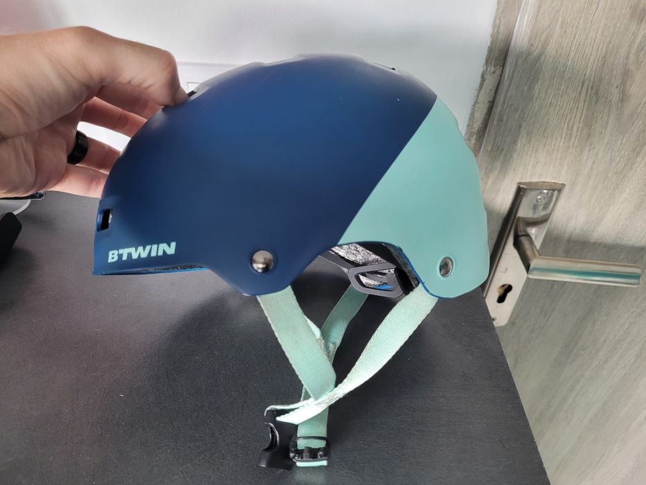 Kask b-twin dla dzieci rowerowy/skater