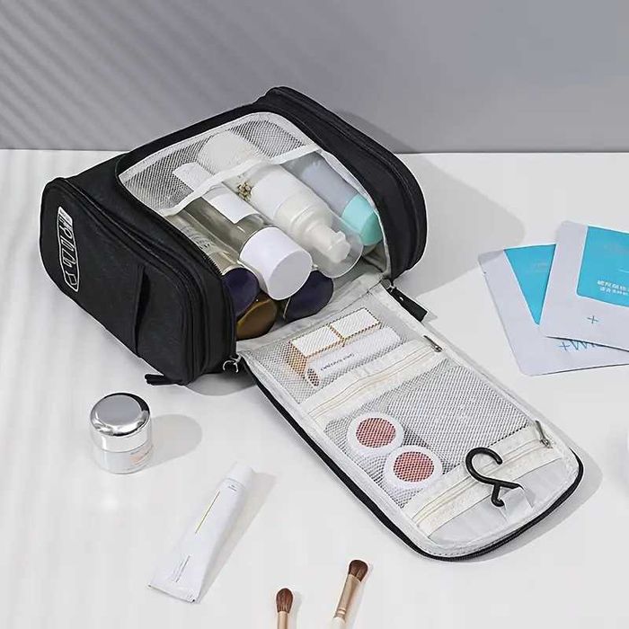 Kosmetyczka podróżna organizer damska męska na kosmetyki pojemna