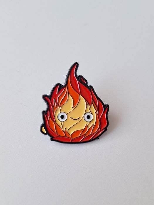 Pin przypinka Ghibli Calcifer Howls Moving Castle