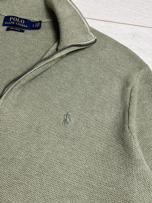Чоловічий светр polo ralph lauren 1/3 zip old money
