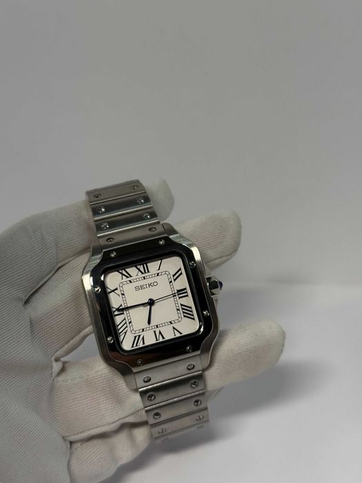 Zegarek Seiko Mod Santos Custom Watch Klasyczny