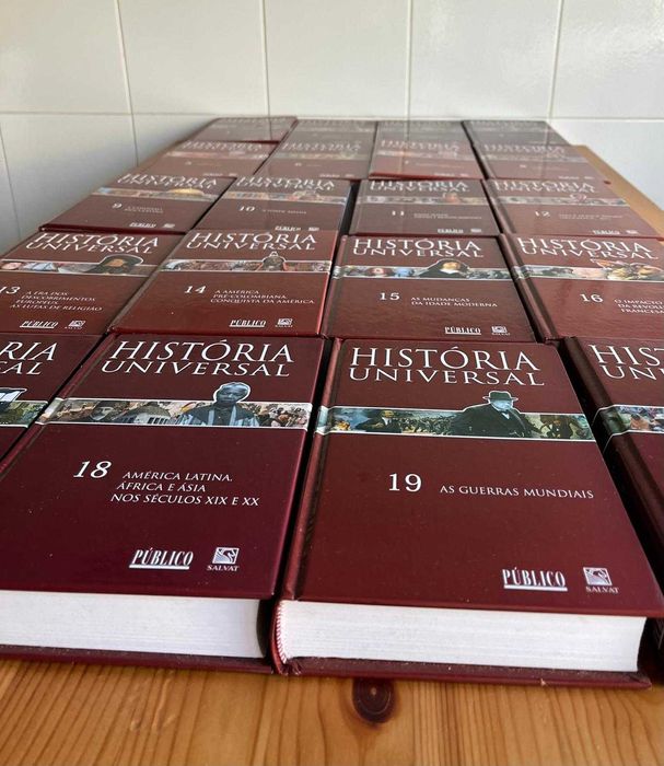 Coleção de 20 livros de História Nacional e Internacional