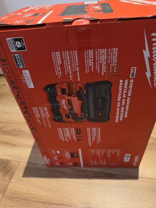 Odkurzacz akumulatowory milwaukee  m18 na sucho I mokro