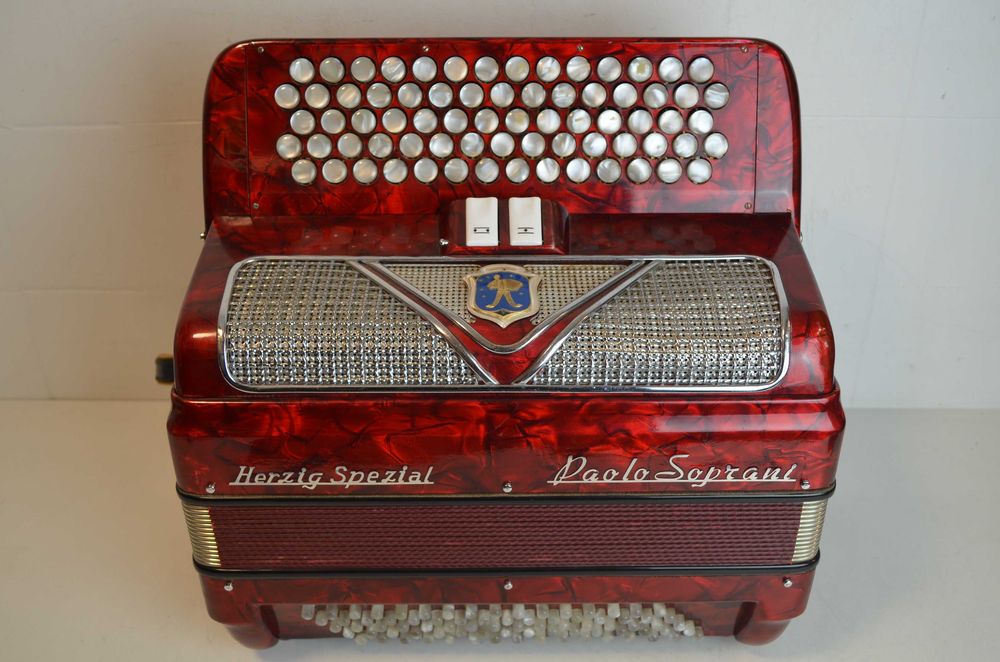 Acordeao Paolo Soprani Especial 2 voz.