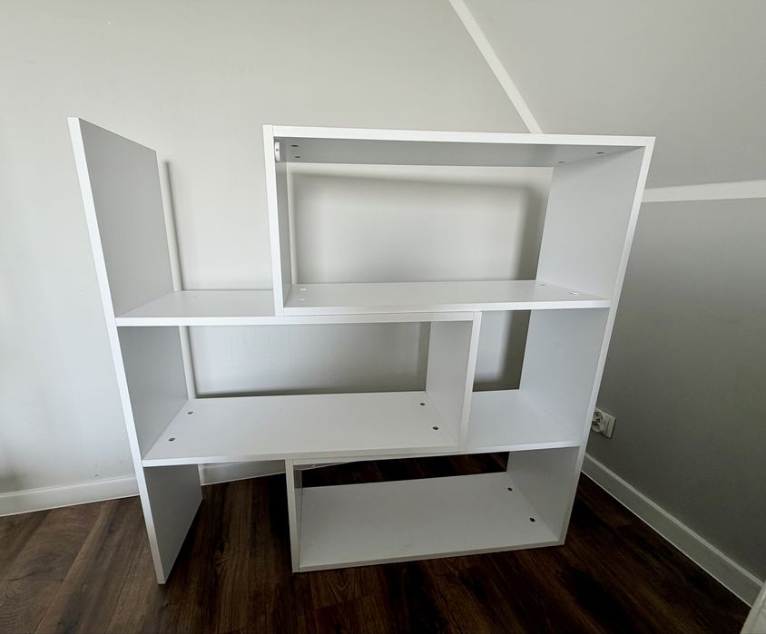 Regał na ksiazki, ozdobny do sylialni, salonu - rozsuwany