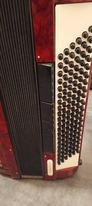 Piękny akordeon guzikowy 120 Firotti Eroica. Okazja.