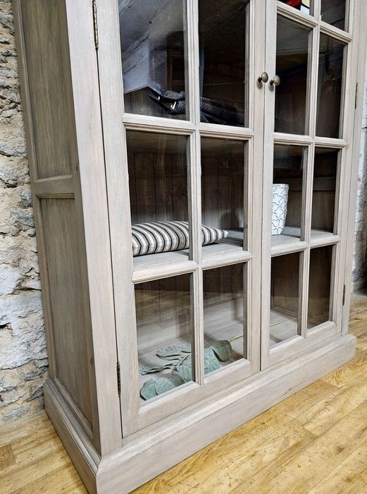 Witryna- WYSOKA 240cm - z litego drewna