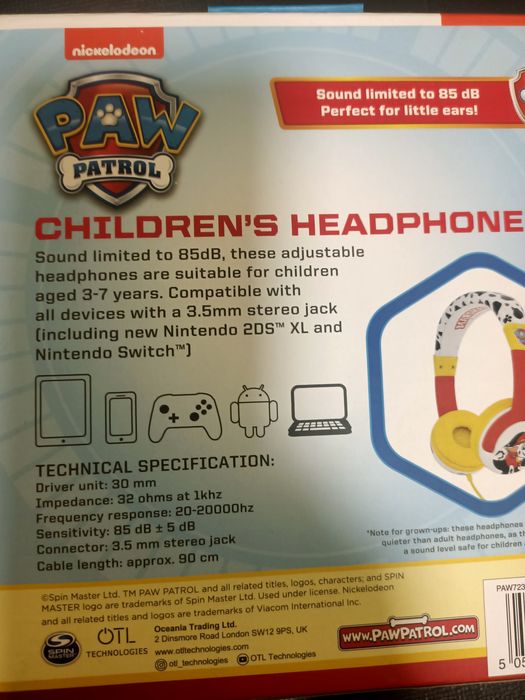 Słuchawki Psi Patrol