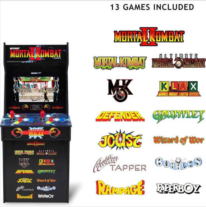 "Mortal Combat"  Máquina de Jogos (Arcade) - Novas