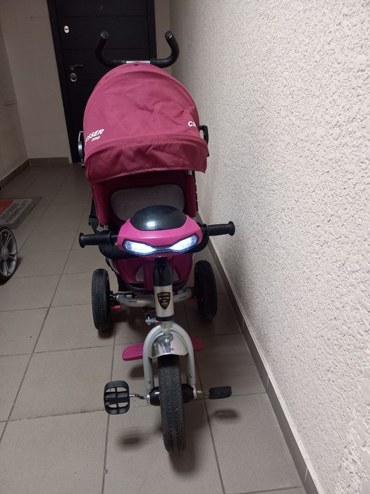 детский трехколесный велосипед Crosser One T-1 Eva Pink.