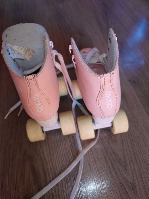 Wrotki Oxelo r. 31 / pudrowy róż