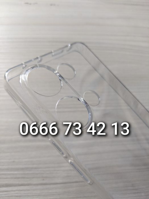 Прозрачный силиконовый чехол  Xiaomi Redmi Note 13 Pro чохол прозорий