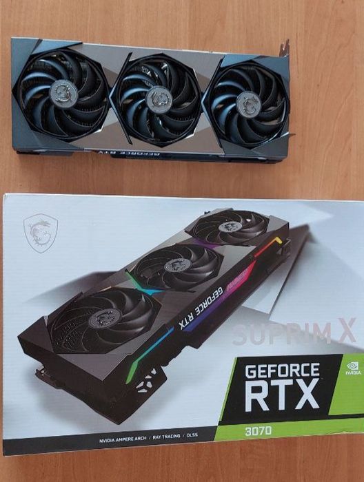 видеокарта  MSI GeForce RTX 3070 SUPRIM X