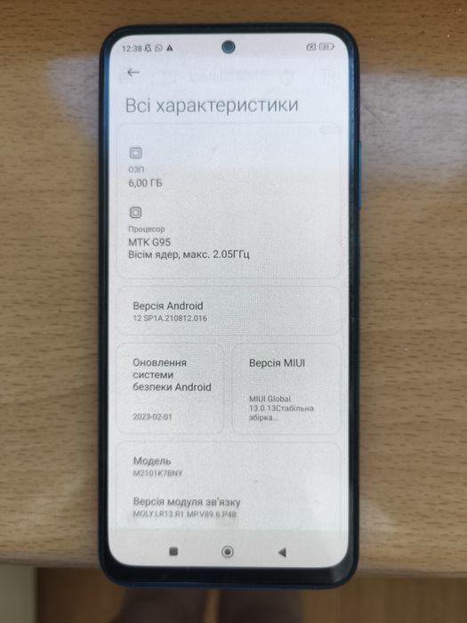 Xiomi Redmi note 10