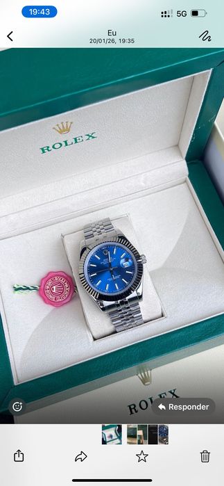 Rolex Datejust Azul 41mm