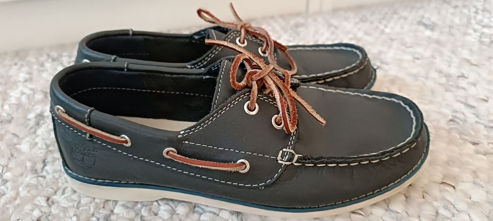 Buty mokasyny skórzane Timberland
