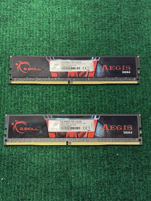 G.skill Aegis 32GB (2X16GB) 2666Mhz CL19 DDR4