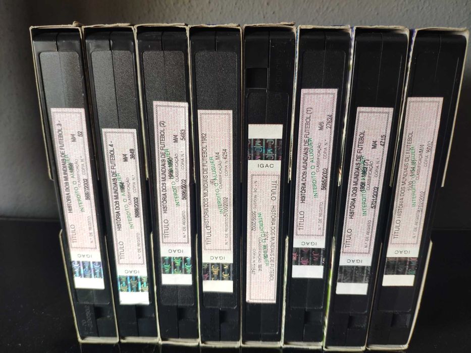 História dos mundiais - 8 VHS -