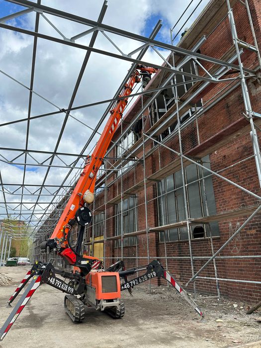 Wynajem Mini Żuraw Dźwig Pająk Jekko, Lubań