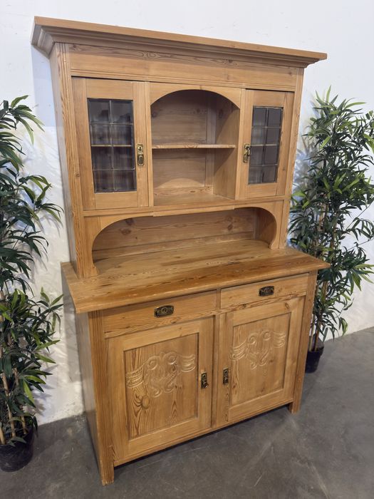 Piękny rustykalny kredens sosnowy kuchenny dowóz wysyłka
