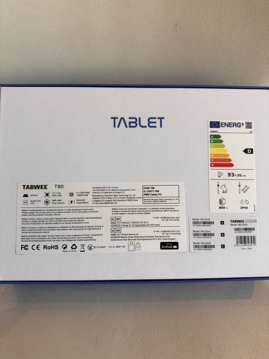 Tablet Android 10”, praticamente novo