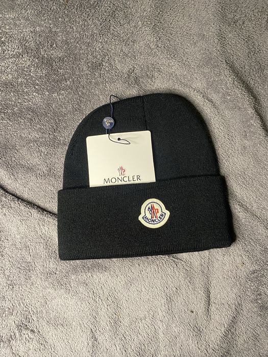 Gorro preto da Moncler