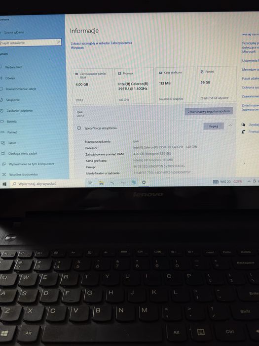 Laptop Lenovo G50 70
