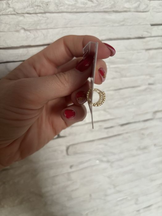 Kolczyki mini na klik cyrkonie miyuki stal aisadi