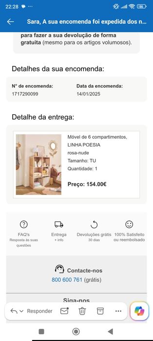 2 estantes + 2 caixas Vertbaudet PREÇO POR CONJUNTO