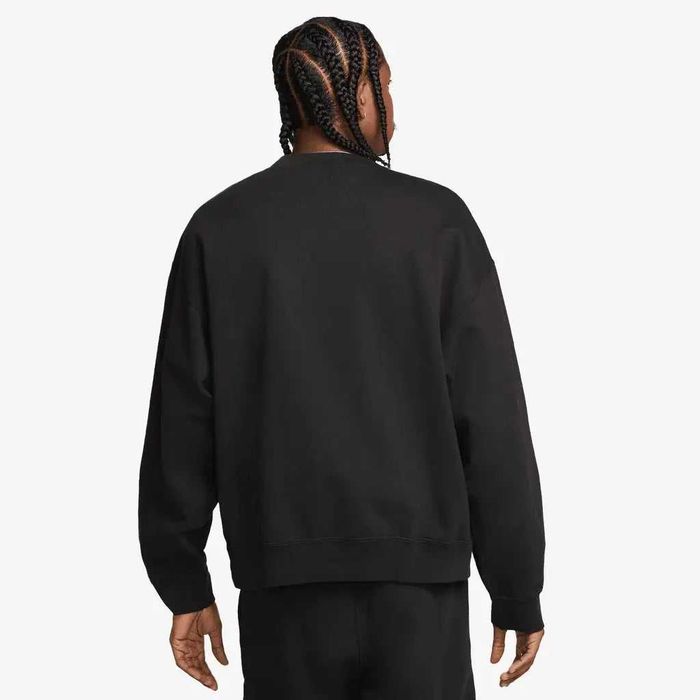 Світшот NIKE X STUSSY Wash Crew Sweat Grey \ Black