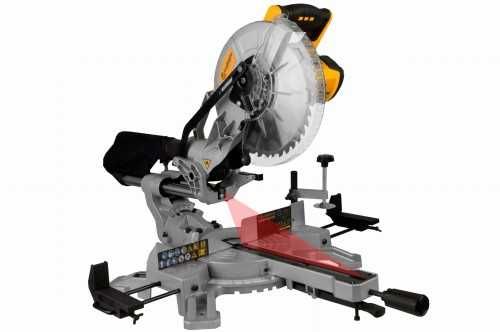 Piła ukośnica posuw i laser pilarka ukosowa  255mm  2000W GMM-MS255