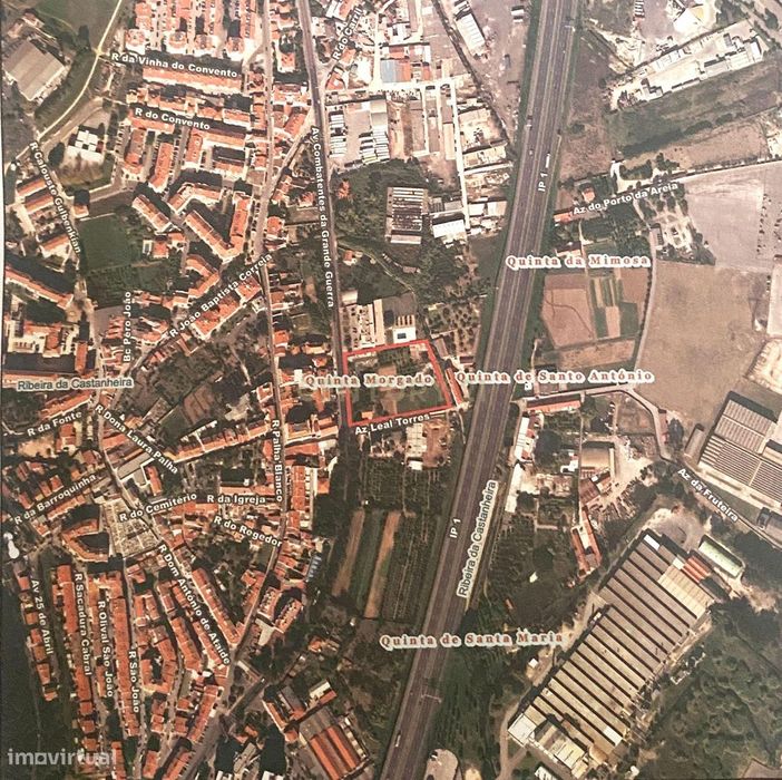 Terrenos com 8040m2 em Vila Franca de Xira com Vista para o Rio