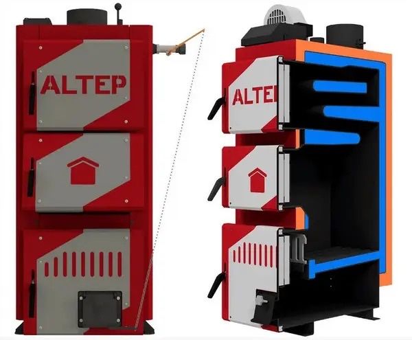 Котел ALTEP Classic Plus 12 кВт, твердопаливні котли АЛЬТЕП котлы