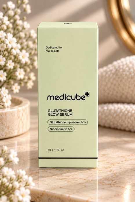 Освітлювальна сироватка Medicube Glutathione Glow Serum 50 г / глутатіон 5% / ніацинамід 5% / сяйво / оригінал