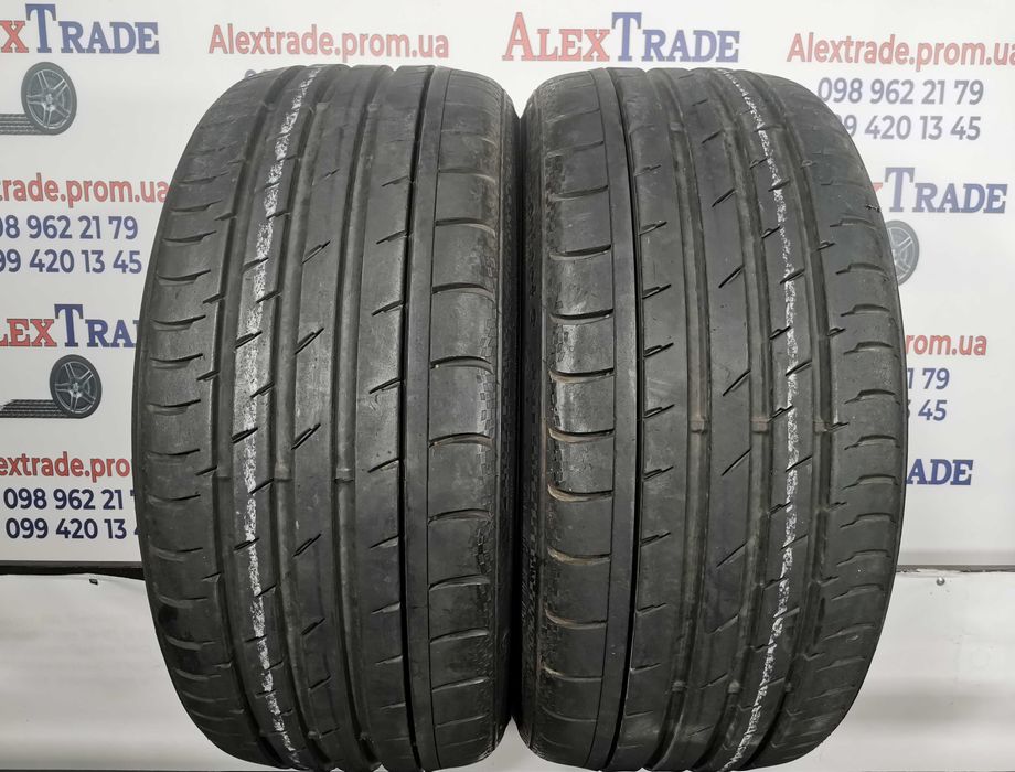2 шт. 235/30 R20 Continental ContiSportContact 3 літні шини бу, протектор 6 мм