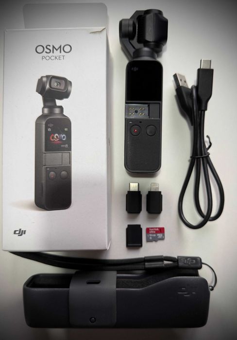 DJI Osmo Pocket 4K/60fps (Câmara com Gimbal)