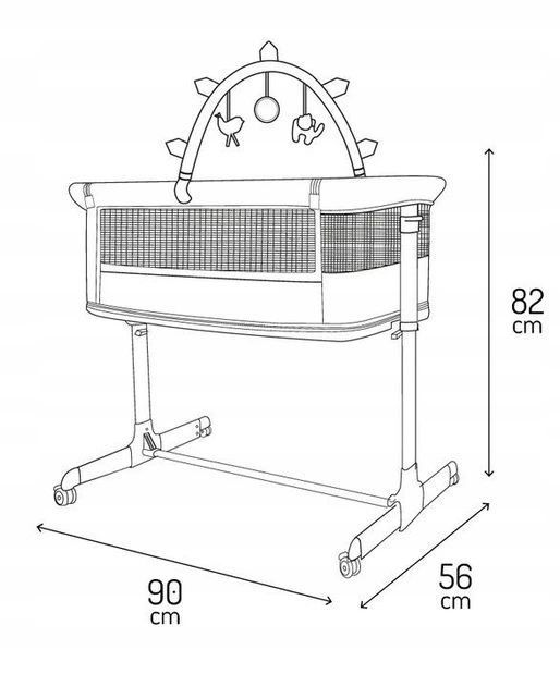 Приставне ліжко Momi