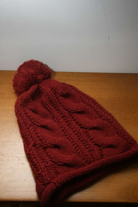 Gorro Bordeaux de Lã
