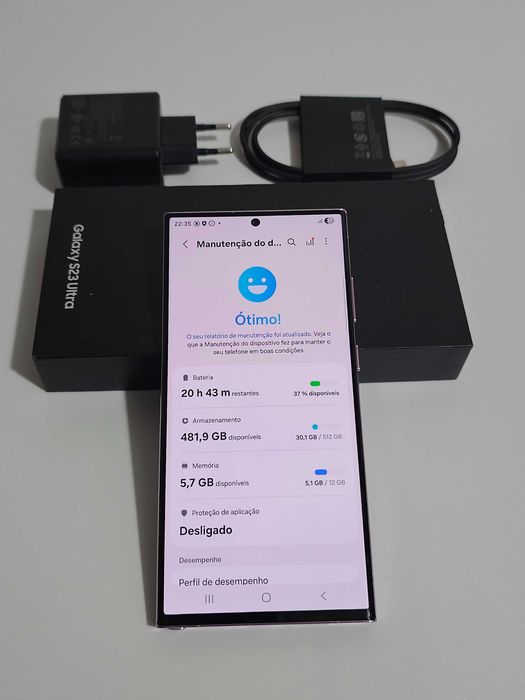 Samsung S23 Ultra 512gb.  Excelente