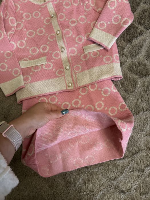 Стильний тепленький костюм кофтинка і спідничка 98 розмір, на 2-3 роки