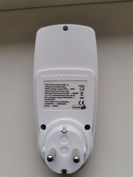 Ватметр  0w - 3680watt