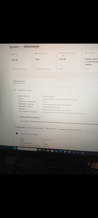 Komputer i7-3770 socket 1155