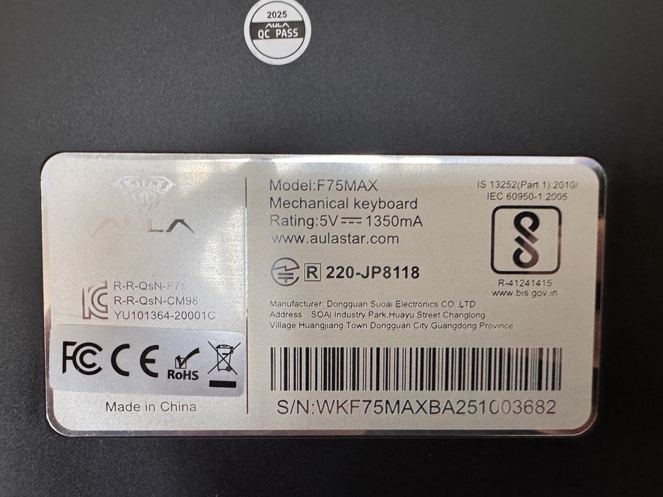 Механічна клавіатура Aula f75 Max(з дисплеєм)